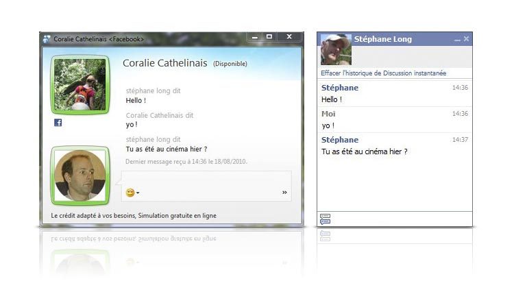 Les utilisateurs de Messenger peuvent maintenant dialoguer avec leurs amis sur Facebook.