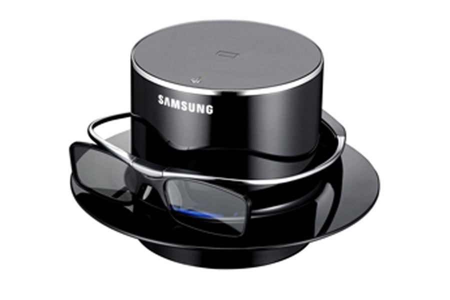 La base d'accueil et de rechargement sans fil des lunettes 3D Samsung