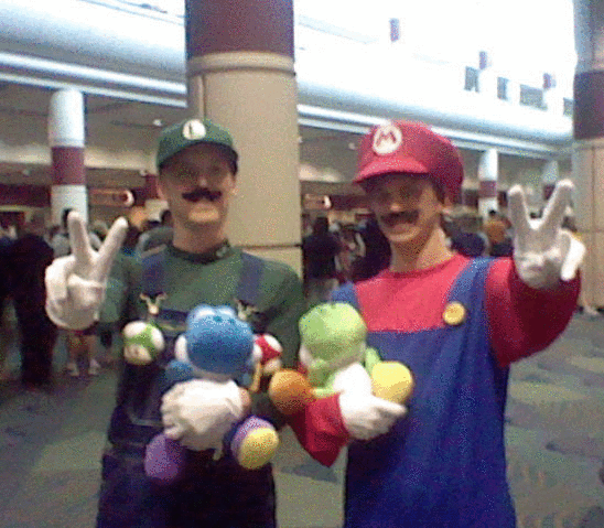 Luigi et Mario vous saluent. Beaucoup.