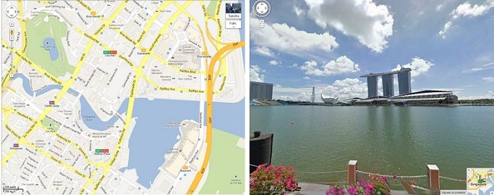 Singapour fait partie des nouvelles destinations disponibles dans Street View.