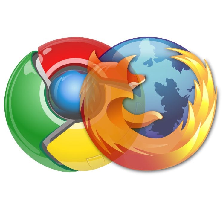 Google Chrome et Mozilla Firefox