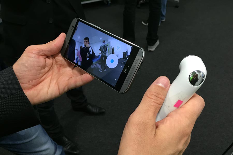 La visée « live » avec l'application Android