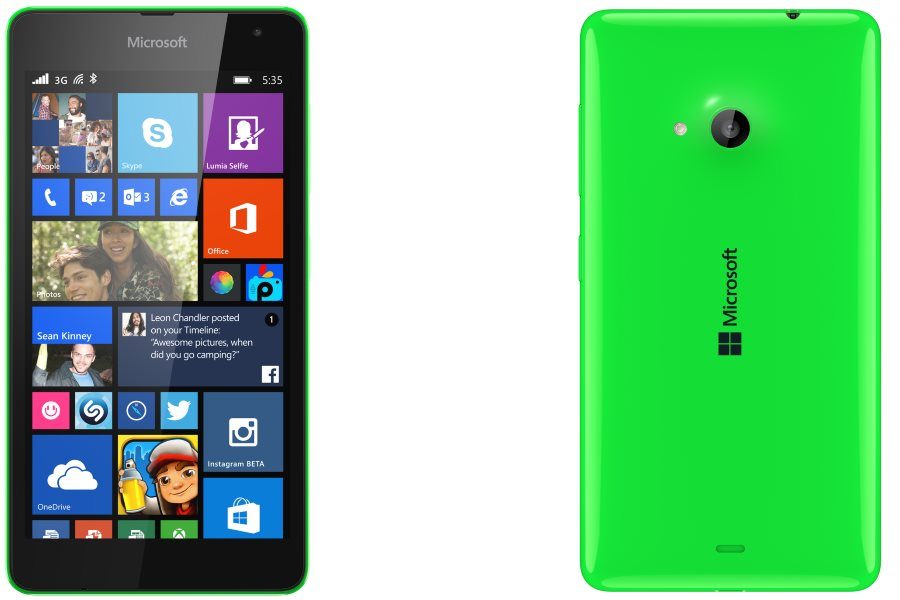 Le Lumia 535 et ses deux capteurs 5 Mpixels