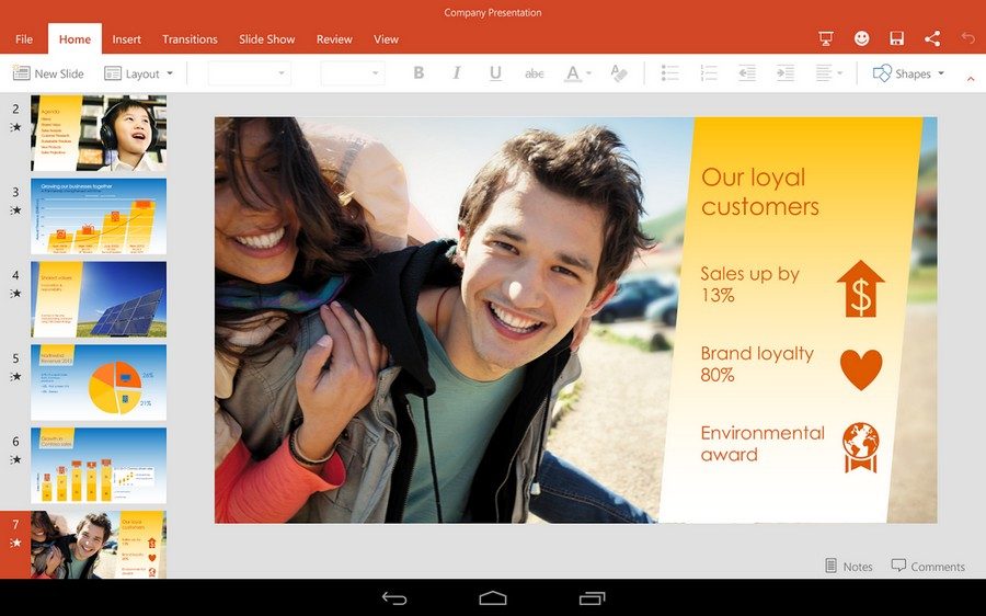 PowerPoint Preview pour Android