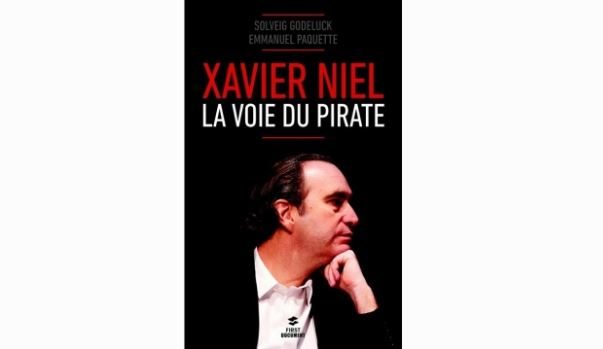 Le Livre "Xavier Niel. La voie du pirate" de Solveig Godeluck et Emmanuel Paquette.