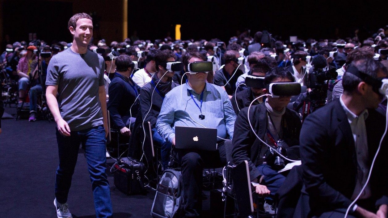 Mark Zuckerberg en 2016 au Mobile World Congress.