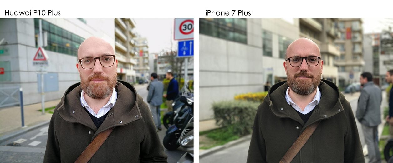 Photos prises avec le Huawei P10 Plus et l'iPhone 7 Plus