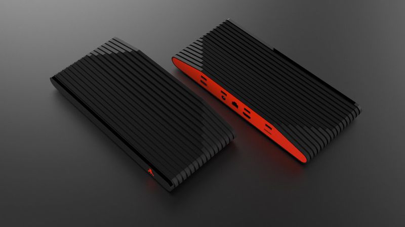 Deux versions de l'Ataribox seront disponibles : une en bois et l'autre en noir et rouge.