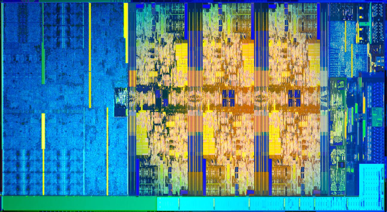 Intel Core i7-8700K die