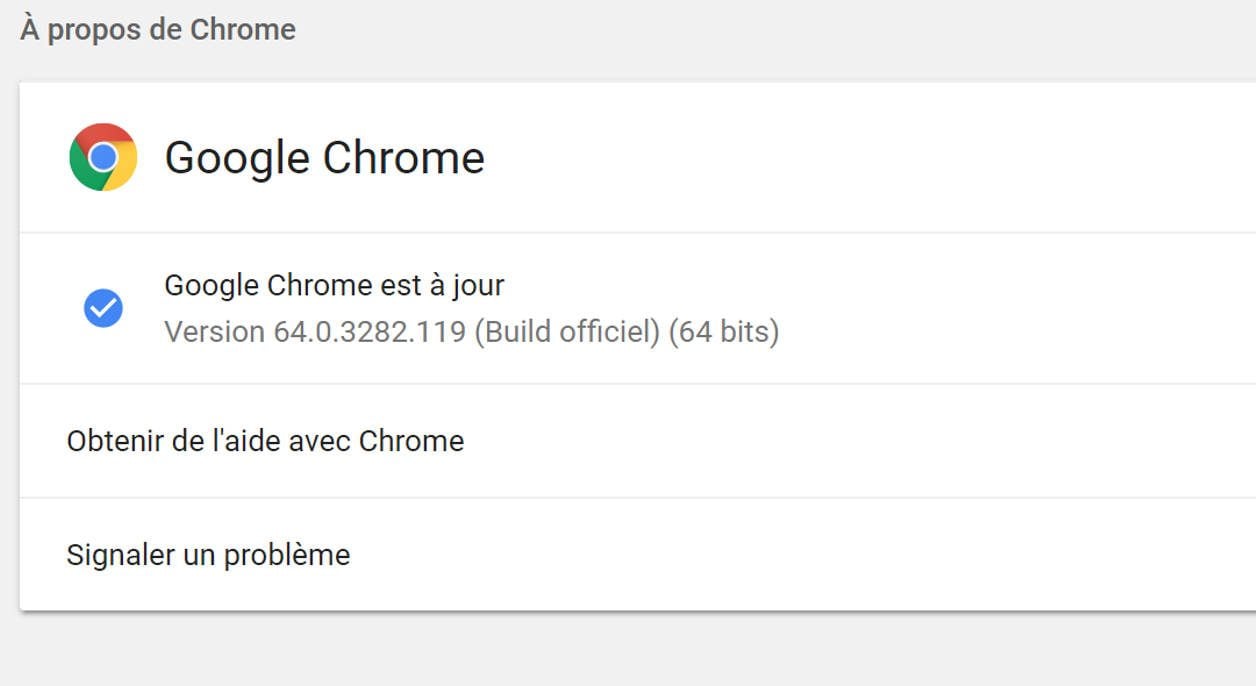 Chrome 64 Google