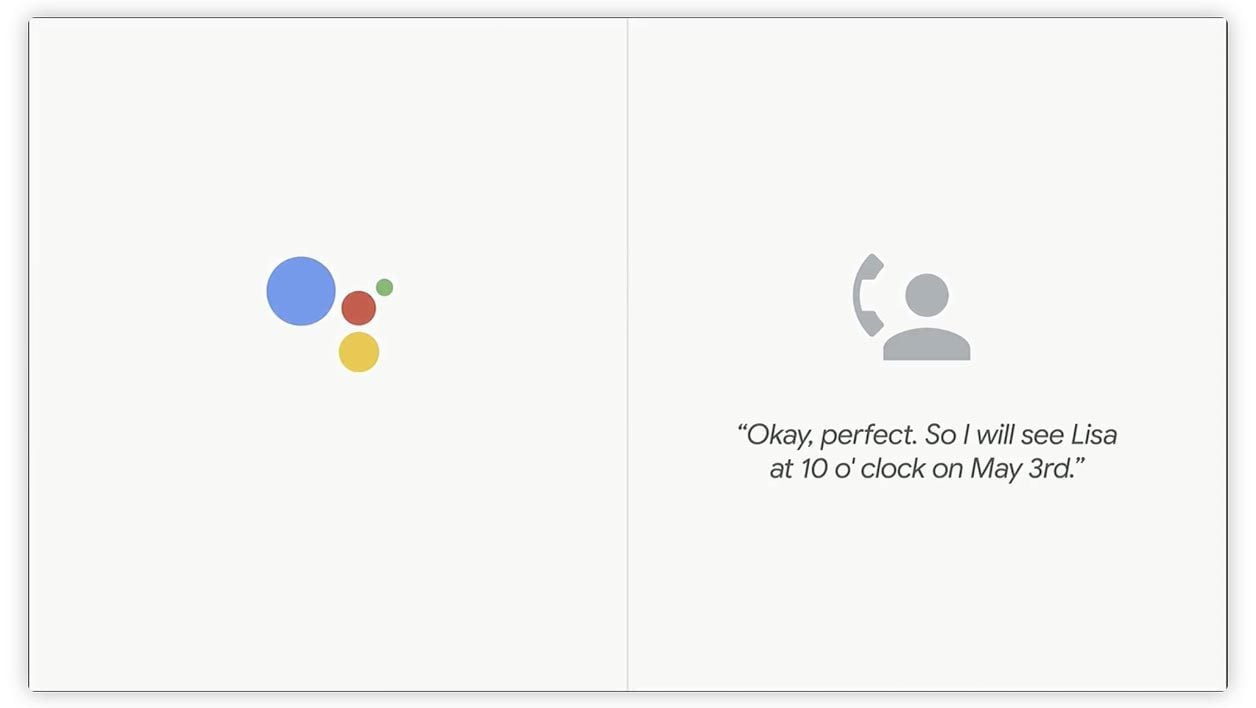 Google Assistant est capable de converser avec un humain. 
