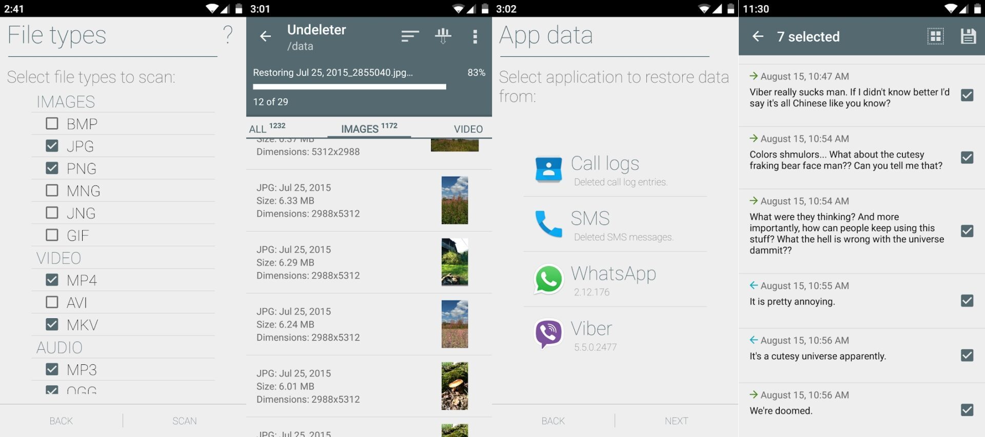 Undeleter Recover files and data