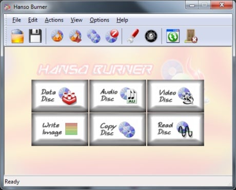 Capture d'écran Hanso Burner