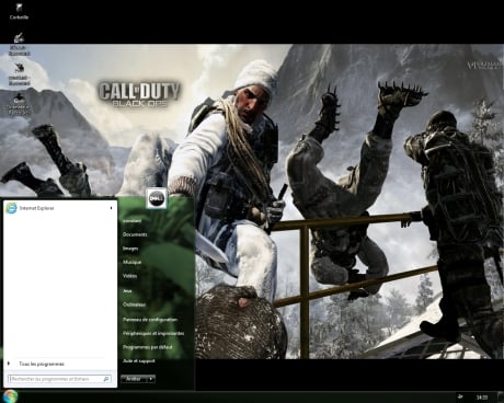 Capture d'écran Thème pour Windows 7 : Call of Duty – Black Ops