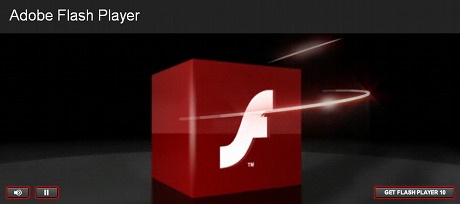Capture d'écran Adobe Flash Player 11