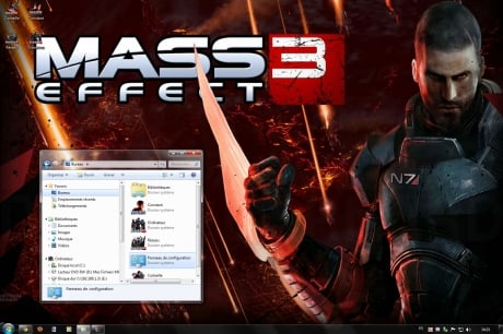 Capture d'écran Thème pour Windows 7 : Mass Effect 3
