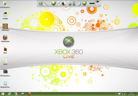Capture d'écran Thème pour Windows 7 : Xbox Skin Pack