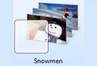 Thème pour Windows 7/8 : Snowmen : Présentation télécharger.com