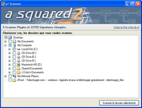Capture d'écran Emsisoft Anti-Malware