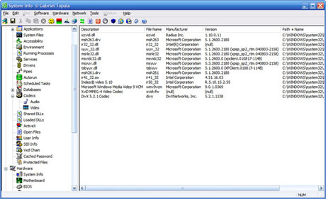 Capture d'écran System Information for Windows (SIW) 2013