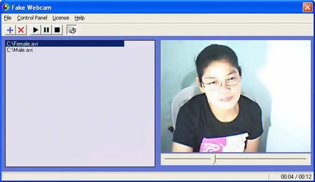 Capture d'écran Fake Webcam