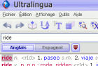 Ultralingua Dictionnaire Espagnol-Anglais : Présentation télécharger.com