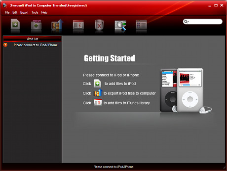 Capture d'écran 3Herosoft iPod to Computer Transfer