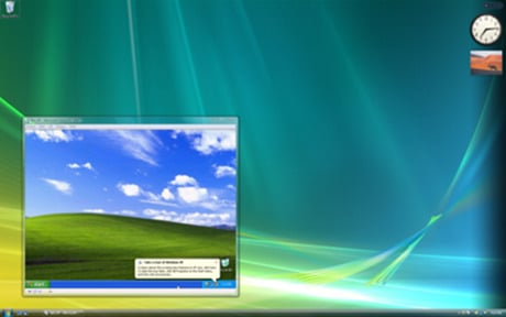 Capture d'écran Windows XP Mode pour Windows 7