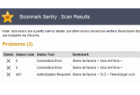 Screenshot de Bookmark Sentry pour Chrome