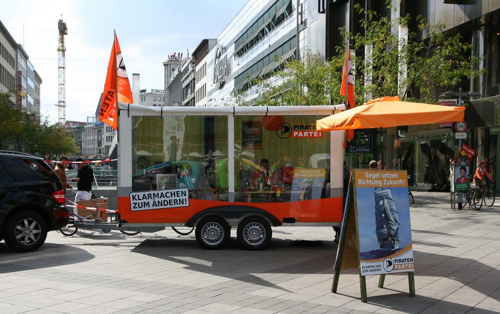 Le Parti pirate en campagne