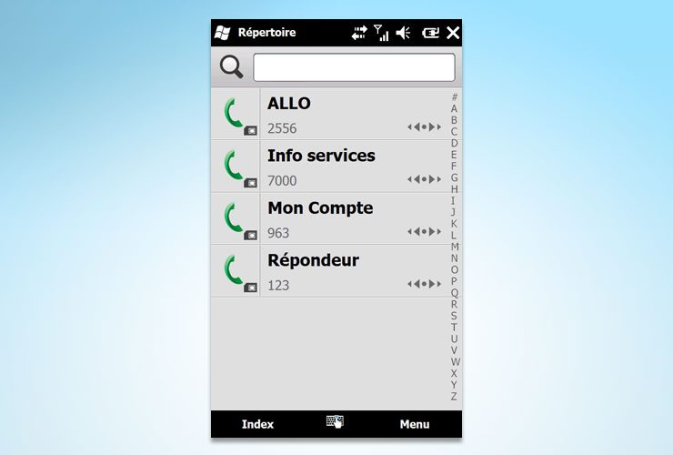 Le répertoire d'Acer