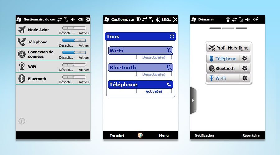 Gestionnaire de connexions