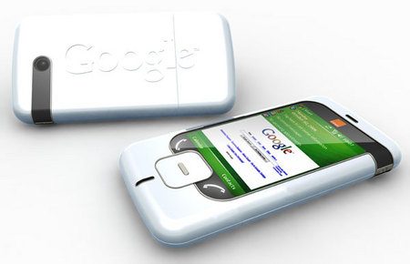 Une vue d'artiste du futur Google phone