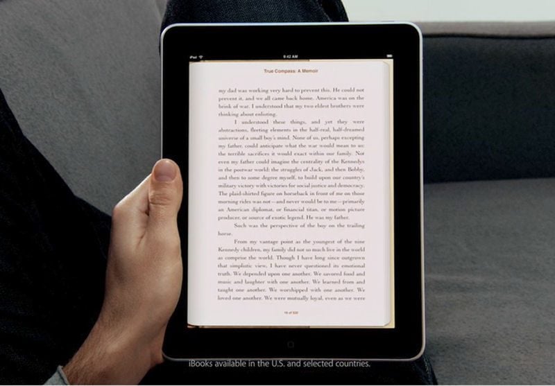 iPad, lecture et achat d'eBooks