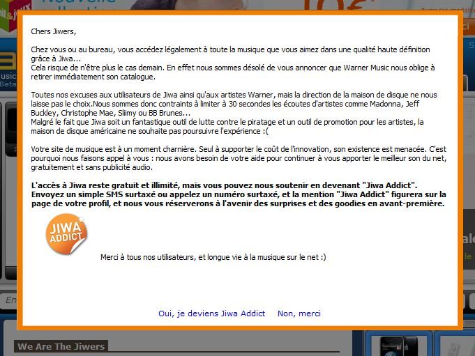Sur Jiwa, un appel aux internautes