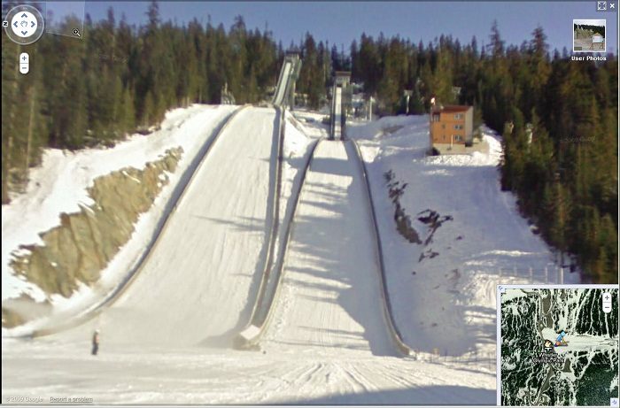 Les pistes de Vancouver sur Google Street View