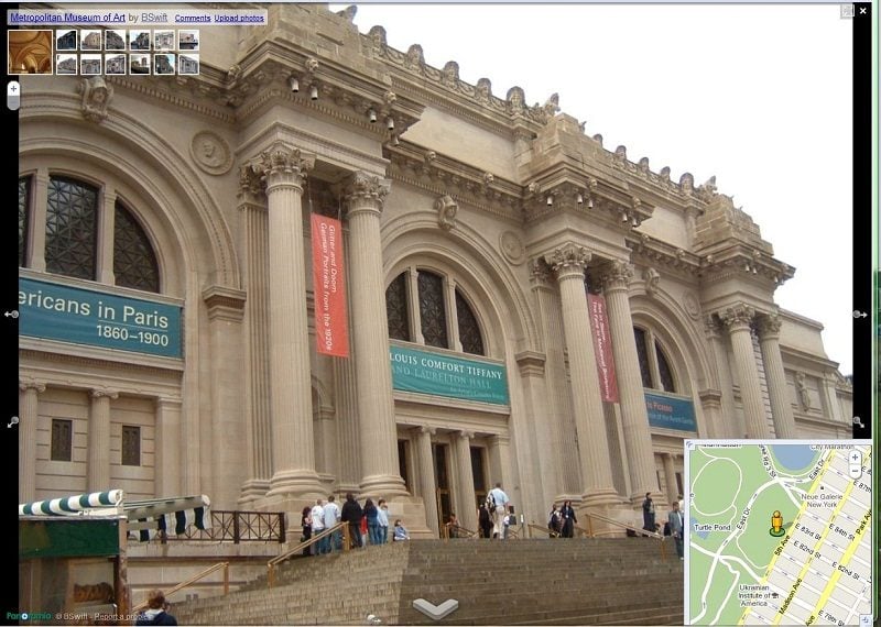 Des photos d'internautes dans Google Street View.