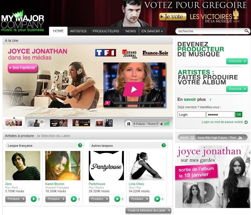 Mymajorcompany.com, un des pionniers du secteur