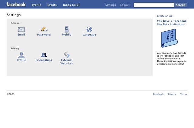 Les fonctions de Facebook Lite
