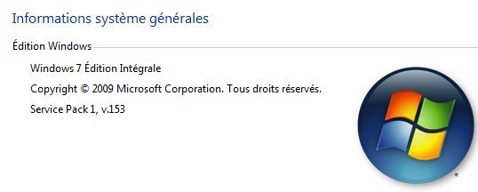 Une version non officielle du SP1 circule sur le Net.