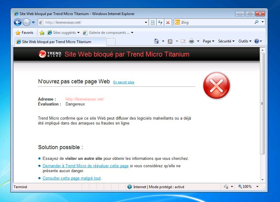 Le Web sous contrôle