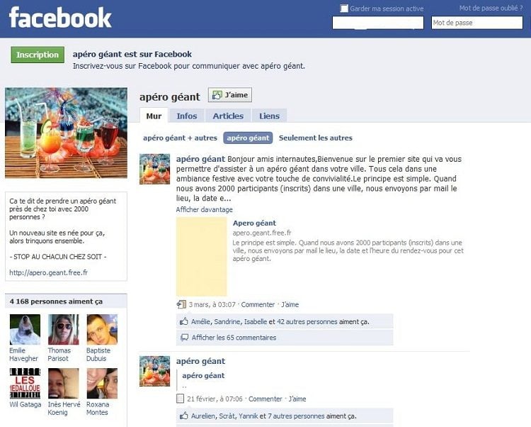 L'application «Apéro géant»