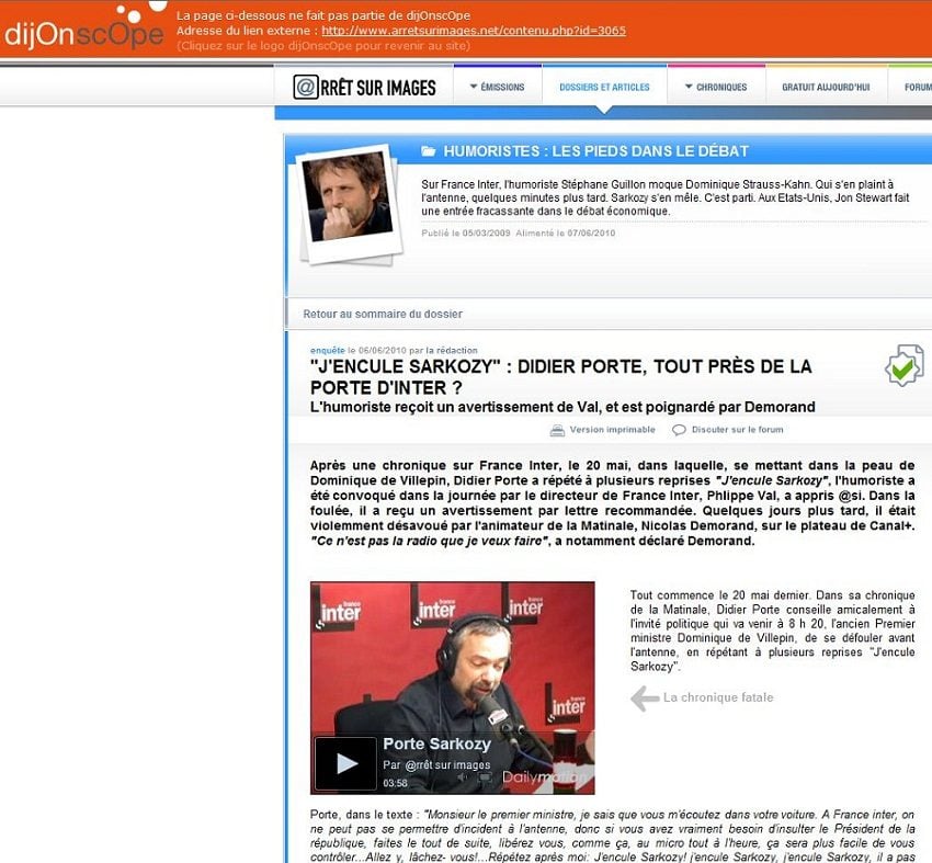 Les articles cités sous une têtière Dijonscope.