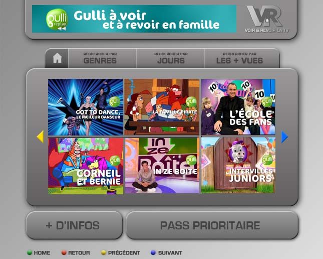 Gulli sur Freebox TVReplay