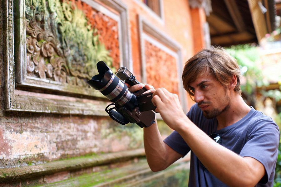 Le Sony NEX-VG10 en action