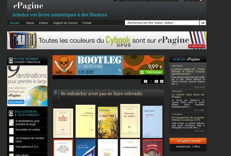 L'agrégateur ePagine