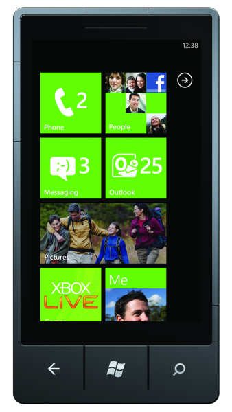 Interface de Windows Phone 7