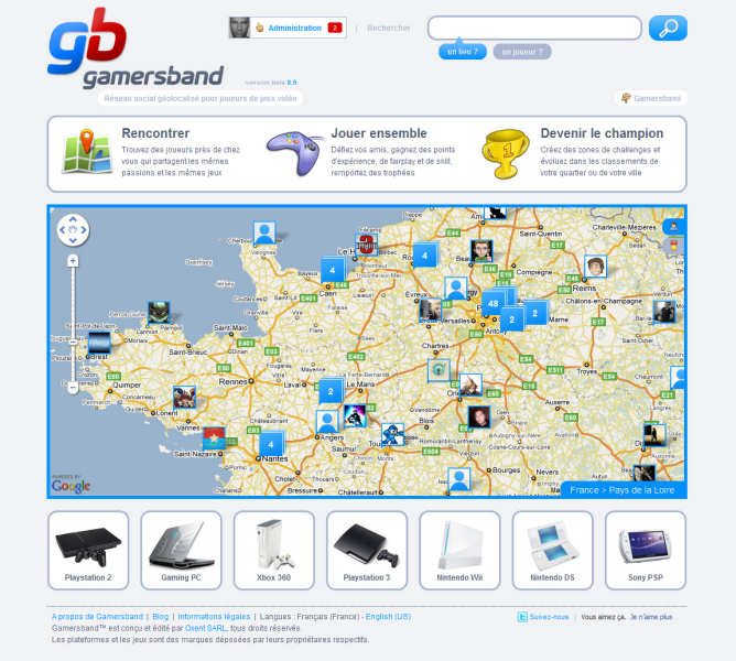 Une communauté géolocalisée