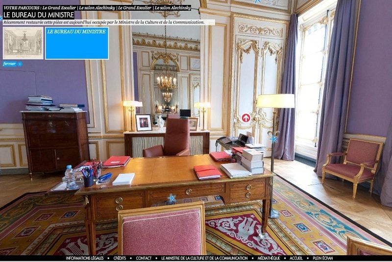 Le bureau du ministre de la Culture
