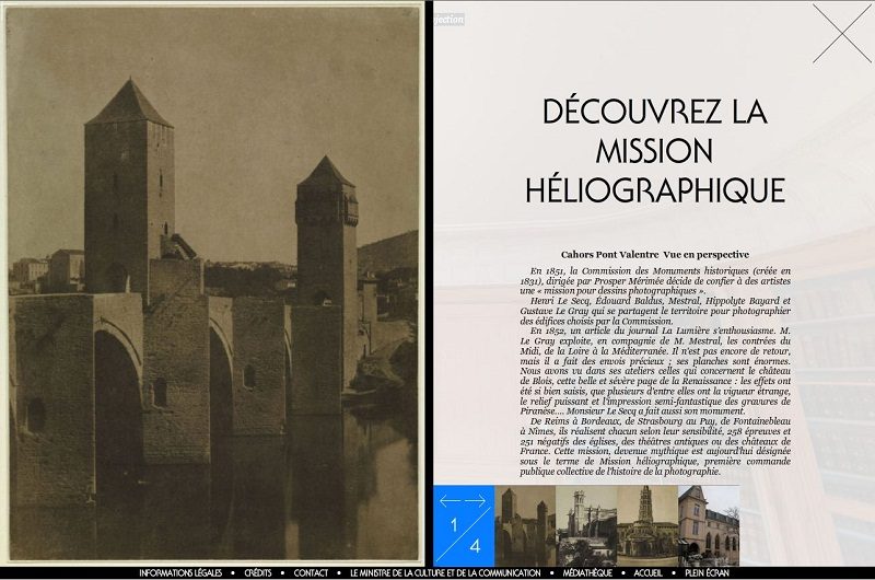 Aperçu de la mission héliographique dans le salon Mérimée